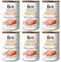 Brit Mono Protein Turecko & Zemiaky 400 g - 6 ks.
