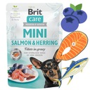 Brit Care Mini losos a sleď sterilizované mokré krmivo 12 x 85 g losos