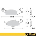 PROX BRZDOVÉ DESTIČKY. L.ZADNÁ YAMAHA YFM550 GRIZZLY 11-14, YFM700 GRIZZLY 07-18