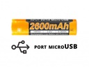 Batéria Fenix ​​​​USB ARB-L18U (18650 2600 mAh 3,6