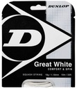 Squashový výplet Dunlop Great White 1,18 biely