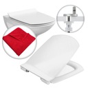 SLIM WC sedadlo pre CERSANIT CARINA, pomaly dovieracie, odnímateľné WC sedadlo ZADARMO