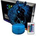 Nočná lampa Konik 3D LED LAMPA Konik