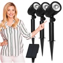 Výkonné LED solárne reflektory IP44