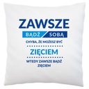 Buďte zaťovým darčekom pre zaťa Biely vankúšik