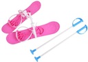 Lyže s palicami pre deti, ktoré sa učia lyžovať, 40 cm