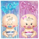 Súprava balónov Baby Shower Boy Or Girl Baby Curtains Baby Curtains nápis