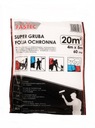 MALIARSKA FÓLIA Číra SUPER HRUBÁ 4x5m 20m2