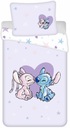 SÚPRAVA DETSKEJ POSTELINY LILO A STITCH 140 X 200 Bavlnené obliečky
