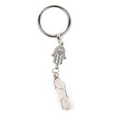 kľúčenka myga - Hamsa Rock Crystal