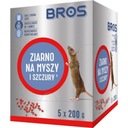 BROS jed na myši a potkany 5X200G GRANULY