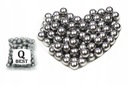 QBEST Guľôčky do prakov oceľové guľôčky, kovové ložiská, 12 mm, 280 kusov SM