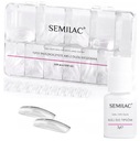 Semilac TIPSY CLEAR + GLUE transparentná predlžovacia sada 120 ks SEOL