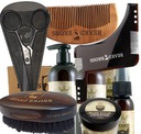 Set By My Beard Brush Hrebeň šablóna na bradu