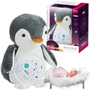Projektor Penguin Cuddly Toy Star Lampa na upokojenie spánku 0+
