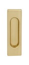 Obdĺžniková kľučka na posuvné dvere, matná zlatá