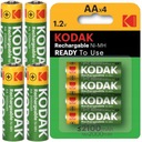 4x BATERIE BATÉRIE KODAK AA R6 2100mAh Ni-MH 4ks