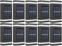 10x solárna nástenná lampa LED lampa na terasu na balkón