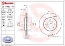 09.A357.10 BREMBO Brzdový kotúč