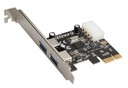 AK249 CONTROLLER 2x USB 3.0 PCI-EXPRESS PCI-E KARTA