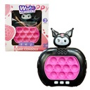POP IT HELLO KITTY KUROMI ELEKTRONICKÁ ARKÁDOVÁ HRA DETSKÝ PULT