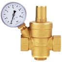REDUKTOR TLAKU VODY 1/2'' DN15 IBO MOSADZ + AFRISO TLAKOMER