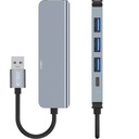 Hub Tech-Protect 3x USB-A 2.0, 1x USB-A 3.0, USB-C