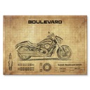 Darčekový kovový plagát Suzuki Boulevard M109 L