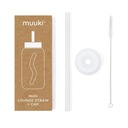 MUUKI Mini Lounge Straw+Cap slamka na fľašu 500 ml
