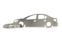 Kľúčenka Dacia Logan MK2 sedan, nerezová oceľ