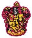 Nažehľovacie Harry Potter farebné nášivky Crest Chrabromil na oblečenie