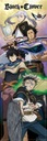 Anime plagát na stenu Black Clover 158 x 53 cm
