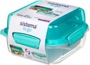SISTEMA LUNCHBOX LUNCH STACK TO GO SQUARE