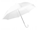 Automatický dáždnik, dlhý, XL, biely