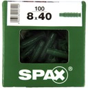 SPAX hmoždinky/rozperné hmoždinky 8x40 mm (100 ks)