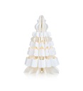 Biely papier svetlý vianočný stromček 37cm RAMSTA