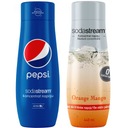 SODASTREAM Sada sirupov PEPSI + POMERANČ-MANGO.
