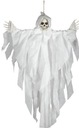 BIELE ZÁVISNÉ DEKORÁCIE KOSTRA HALLOWEEN GHOST