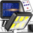 SOLÁRNA LAMPA SO SÚMRAKOVÝM SENZOROM POHYBU LED COB
