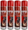 4x čistič bŕzd odmasťovací čistič 600ml