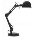 Čierna stolná lampa Kanlux Pixa, výkon až 40 W
