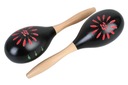 GPARTS drevené maracas M27 Black 27cm