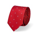 Lancerto červená kravata s jemným vzorom M.106