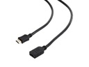 Vysokorýchlostný predlžovací kábel HDMI A-A M/F v2.0 0,5 m