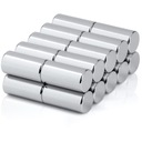 Objemový neodymium magnet fi 5x10 mm, silný okrúhly plochý valček, 20 ks.
