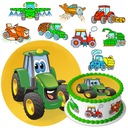 SET TORTOVÝCH OBALOV TRAKTOR TRAKTOR + TRAKTORY