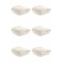 6x Otto uterák 70x140 400 g/m2 Bavlna Krém