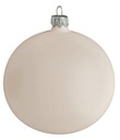 Sklenené ozdoby na vianočný stromček, ZAMATOVÁ FARBA, 10 cm