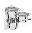 Sada hrncov Maestro 6 kusov Induction Steel