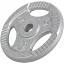 ZAŤAŽENIE 5 kg LIATINOVÁ doska 30 mm GRIP strieborná